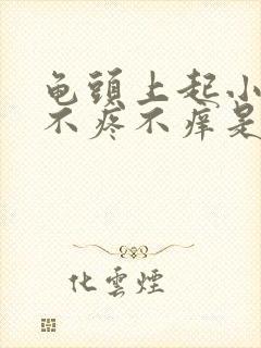 龟头上起小红点不疼不痒是怎么回事