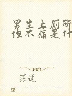 男生上厕所出血但不痛是什么原因