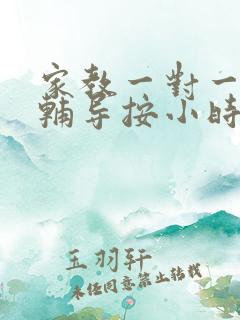 家教一对一上门辅导按小时30收费