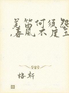 羌笛何须怨杨柳,春风不度玉门关是什么意思