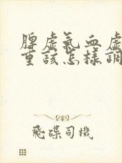 脾虚气血虚湿气重该怎样调理