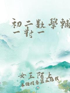 初二数学辅导班一对一