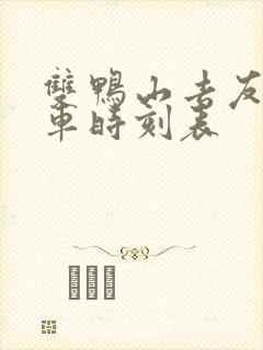 双鸭山去友谊客车时刻表