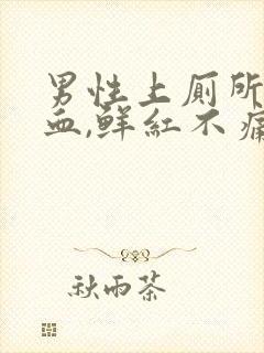 男性上厕所拉出血,鲜红不痛怎么办