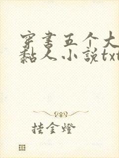 穿书五个大佬太黏人小说txt下载