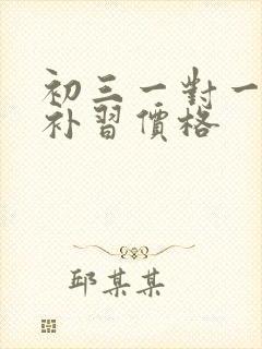 初三一对一物理补习价格