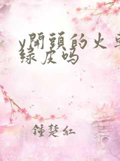 y开头的火车是绿皮吗