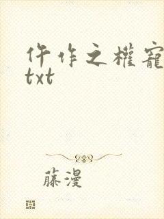 仵作之权宠医妃txt