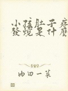 小孩肚子疼有点发烧是什么原因