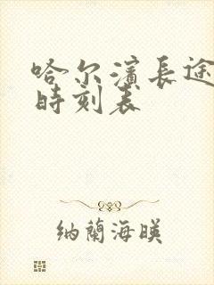 哈尔滨长途汽车时刻表