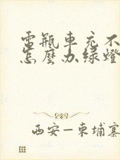 电瓶车充不进电怎么办绿灯闪