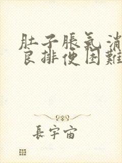 肚子胀气消化不良排便困难怎么办