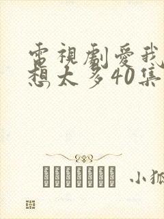 电视剧爱我就别想太多40集