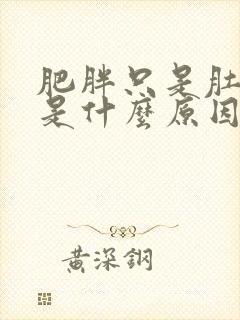 肥胖只是肚子大是什么原因