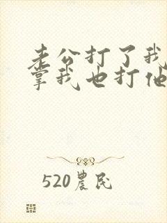 老公打了我几巴掌我也打他