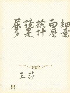 尿镜检白细胞增多是什么意思