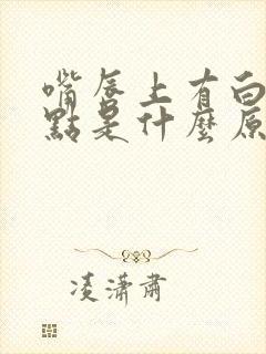 嘴唇上有白色斑点是什么原因