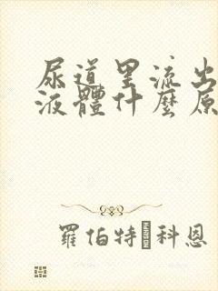 尿道里流出黄色液体什么原因