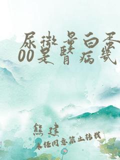 尿微量白蛋白400是肾病几期