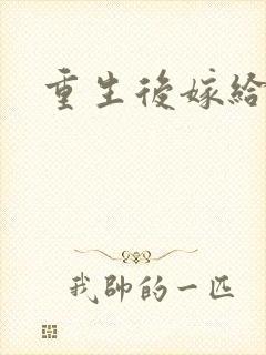 重生后嫁给三叔