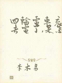 四轮电车充不进去电了,是怎么回事儿?