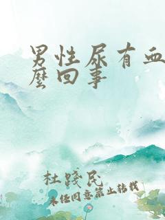 男性尿有血是怎么回事