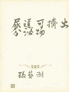 尿道可挤出白色分泌物