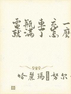 电瓶车充一会电就满了怎么回事