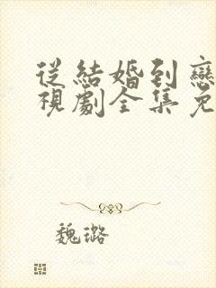 从结婚到恋爱电视剧全集免费观看