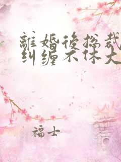 离婚后总裁前夫纠缠不休大结局