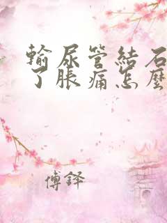 输尿管结石堵住了胀痛怎么办