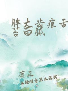 胖大齿痕舌 舌苔白腻