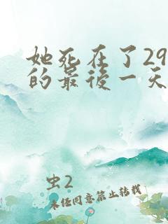 她死在了29岁的最后一天小说