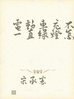 电动车充不去电一直绿灯怎么回事