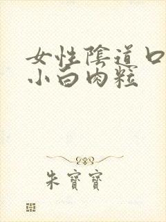 女性阴道口长起小白肉粒