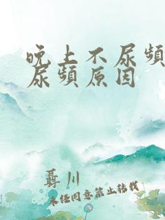 晚上不尿频白天尿频原因