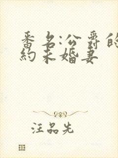 番名:公爵的契约未婚妻