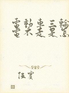 电动车三轮车有电不走是怎么回事