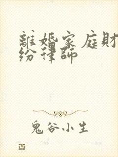 离婚家庭财产纠纷律师