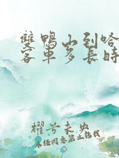 双鸭山到哈尔滨客车多长时间