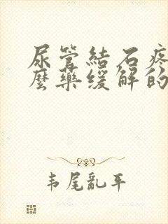 尿管结石疼吃什么药缓解的快