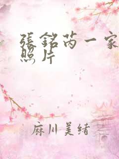 张铭芮一家三口照片