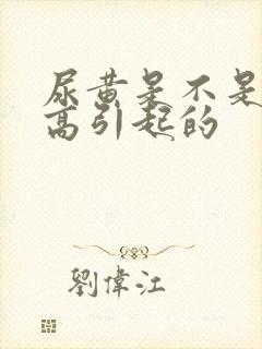 尿黄是不是尿酸高引起的