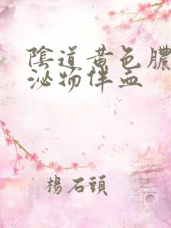 阴道黄色脓状分泌物伴血