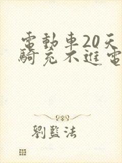 电动车20天没骑充不进电