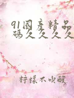 91国产精品乱码久久久久久