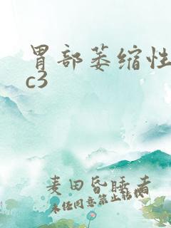 胃部萎缩性胃炎c3