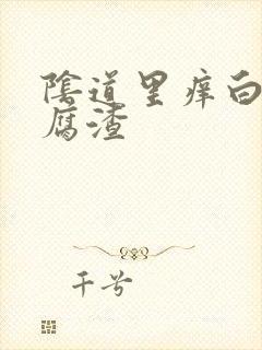 阴道里痒白带豆腐渣