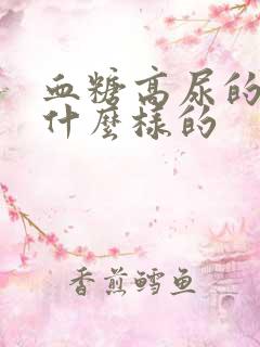 血糖高尿的尿是什么样的