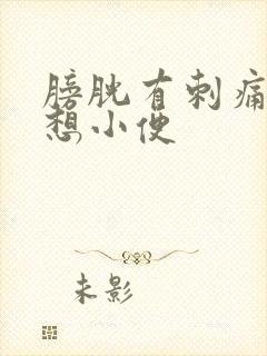 膀胱有刺痛感总想小便